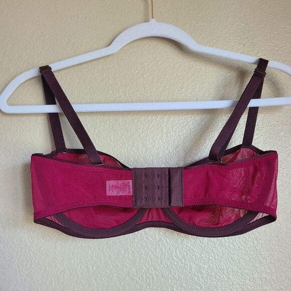 parade sheer balconette bra size 32dd - Picture 3 of 5
